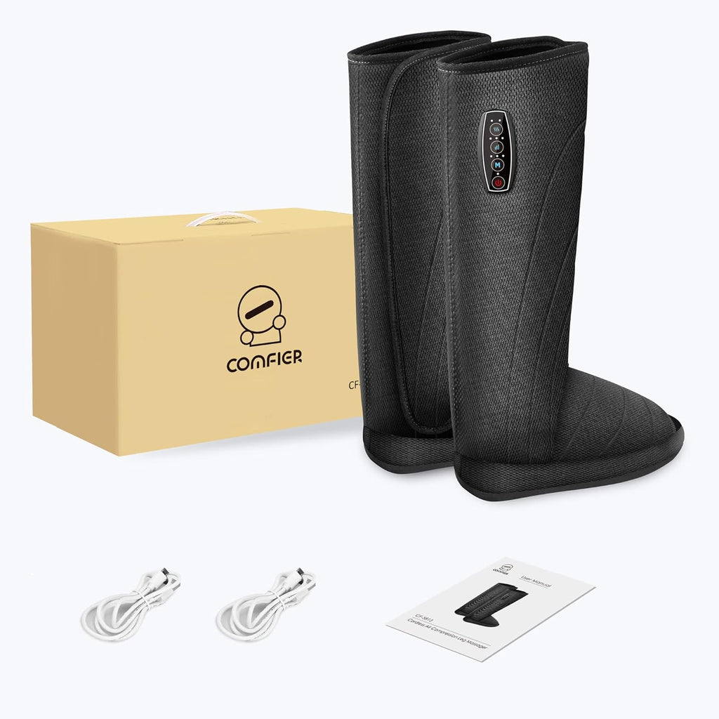 Cordless Foot and Leg Massager with Heat, Multiple Settings Y59373