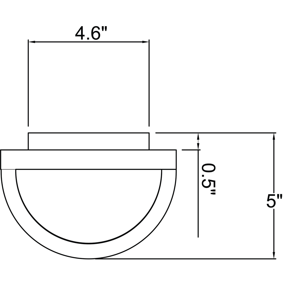 White Marine Grade LED Bulkhead R18793