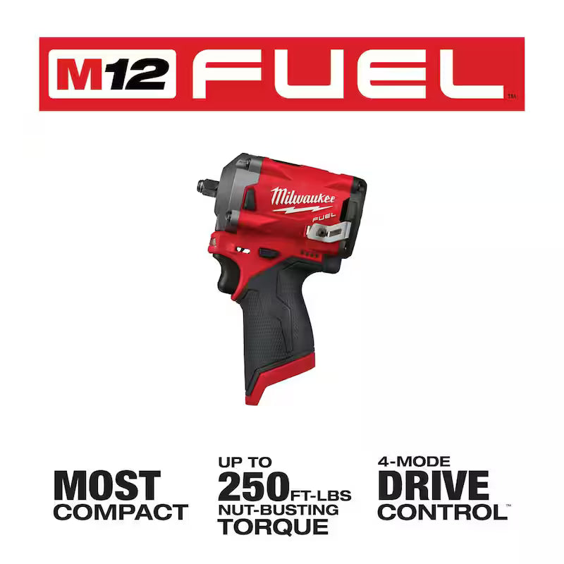 12V Li-Ion Brushless Cordless 3/8 in. Impact Wrench & High Speed Ratchet L59137