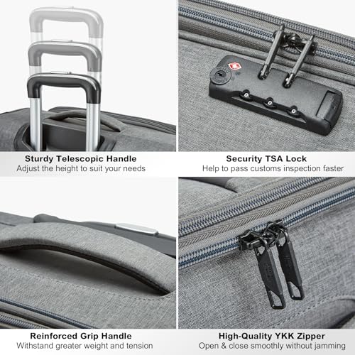 20 Inch Softside Spinner Luggage with TSA Lock R887733