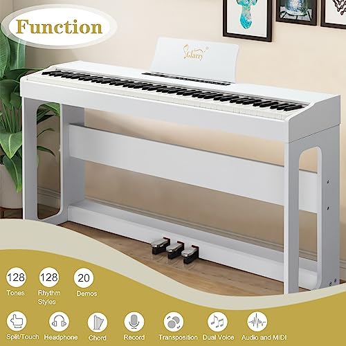 Black 88-Key Weighted Hammer Action Digital Piano F56667