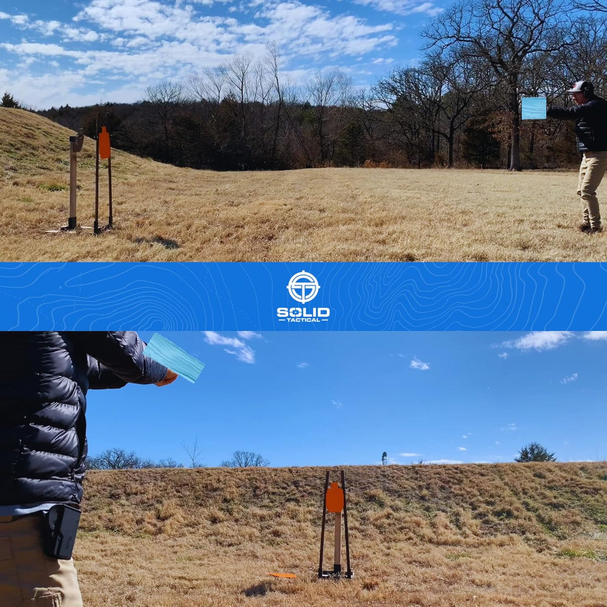 Shooting Target Stand with AR500 Steel Torso Plate and 20 Cardboard Targets V157218