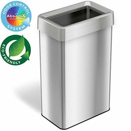 21-Gallon Rectangular Open-Top Trash Can J84053