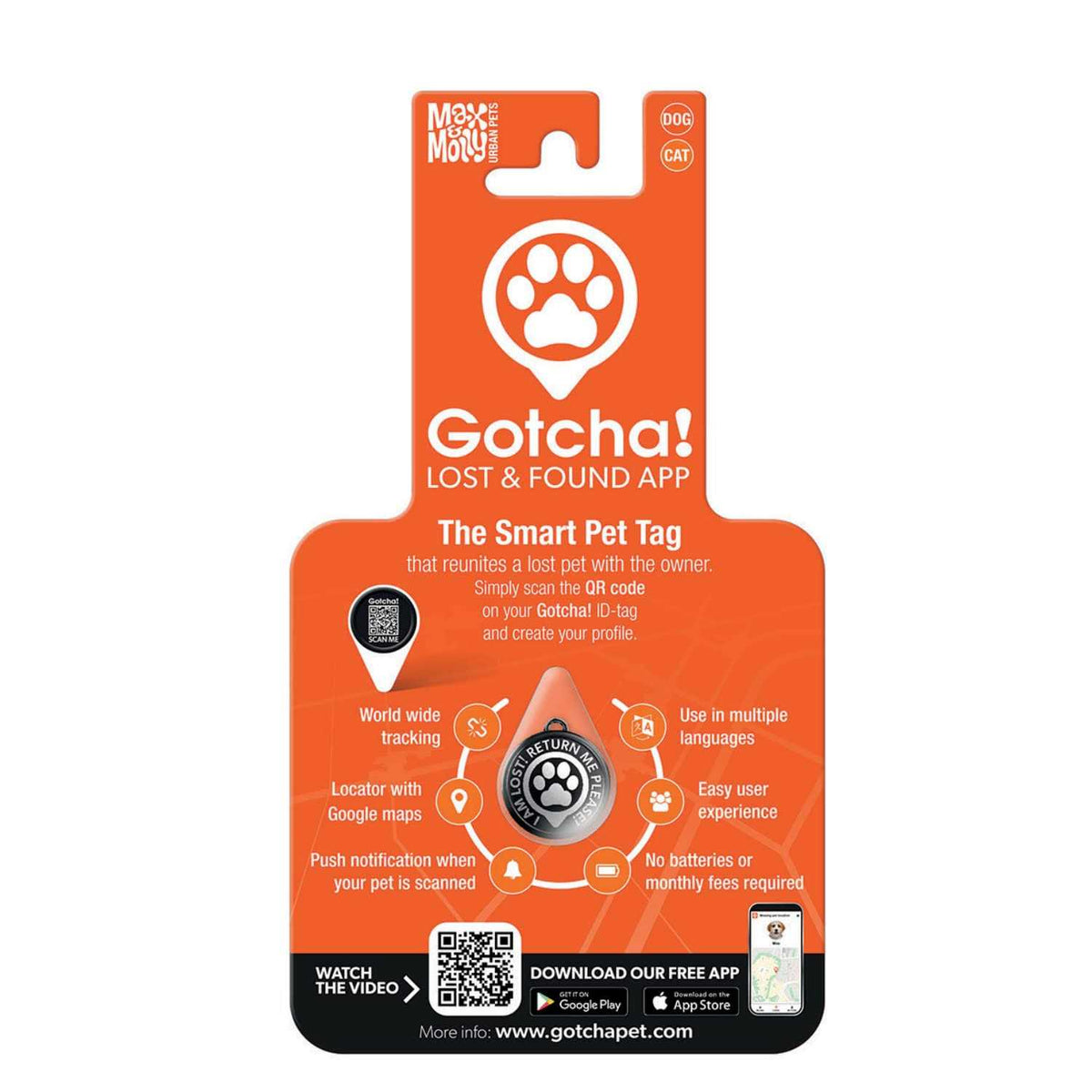 Smart Pet ID Tag for Dog & Cat Collars and Harnesses H373