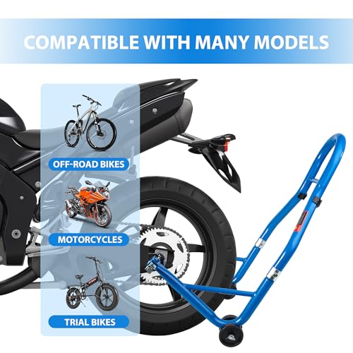 Blue Motorcycle Rear Wheel Lift Stand S13675