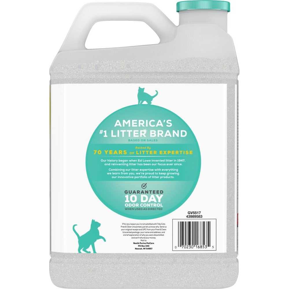 Free & Clean Unscented Clumping Cat Litter A777801