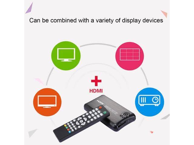 1080p Full HD Aluminum Shell Media Player with Remote Control C797879