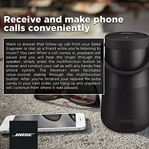Black Portable Bluetooth Speaker with 360 Degree Sound L8705