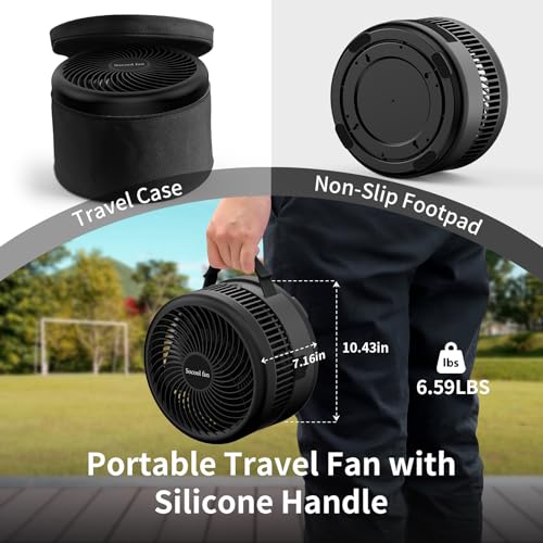 20000mAh Portable Rechargeable Foldable Fan with 8-Speed C899