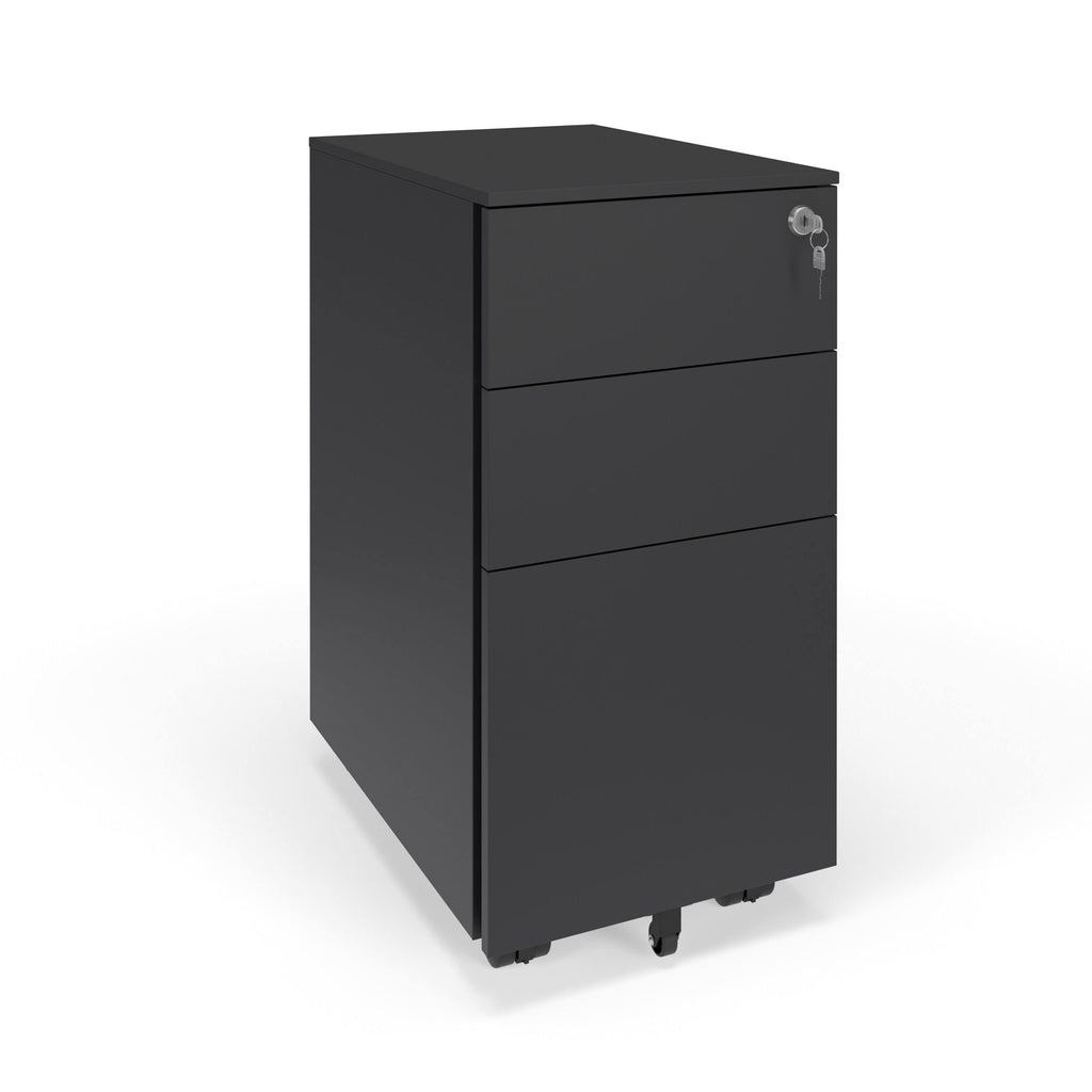 Charcoal Metal Filing Cabinet J995842