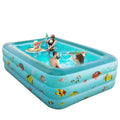 Inflatable Pool, 6.9 x 5 x 1.8 ft Rectangular Z367