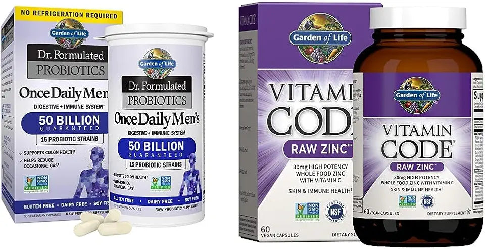 50 Billion CFU 15 Probiotics Zinc Multimineral Supplement D133345