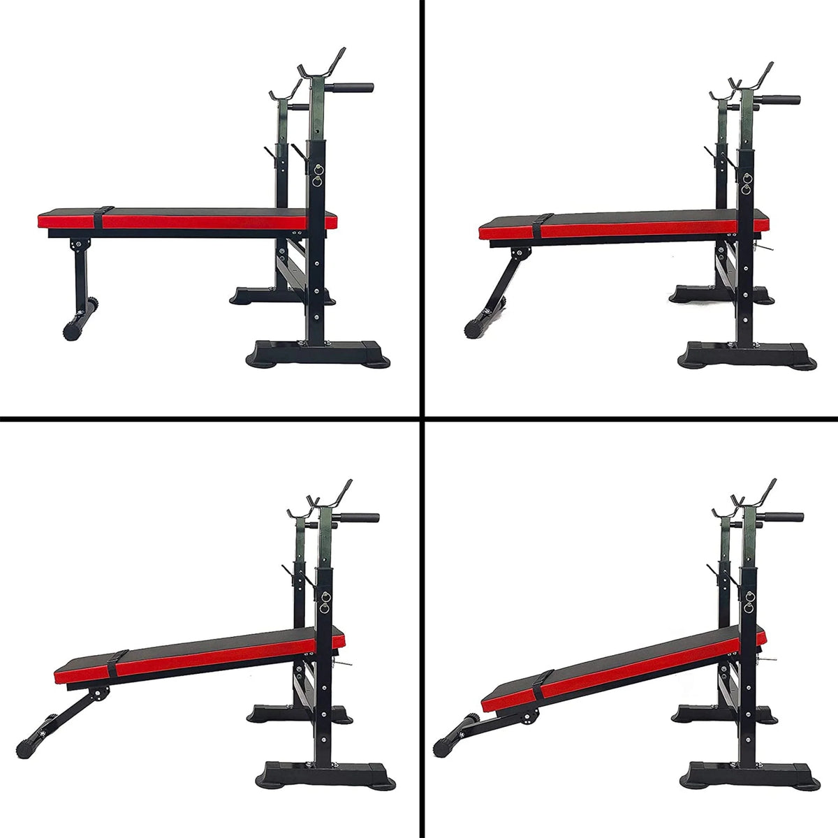 Adjustable Olympic Workout Bench with Squat Rack J277530