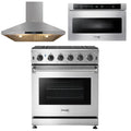 30 Gas Range, Range Hood, Microwave J7408