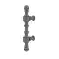 Matte Gray 3 inch Beaded Cabinet Pull R52963