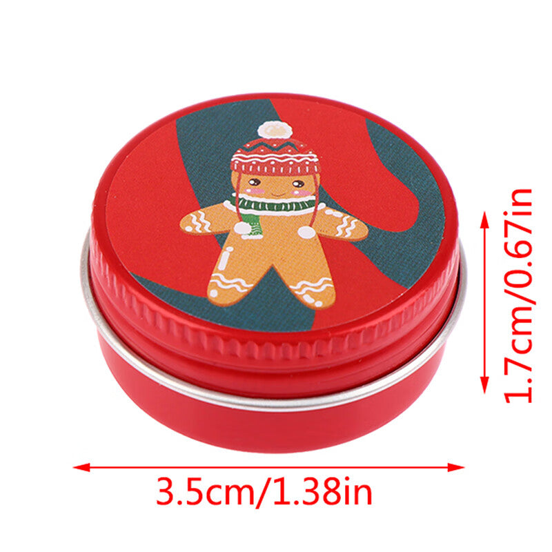 1:12 Dollhouse Miniature Christmas Cookies Biscuit Candy Gift Box Tin Box Model Toy S6096