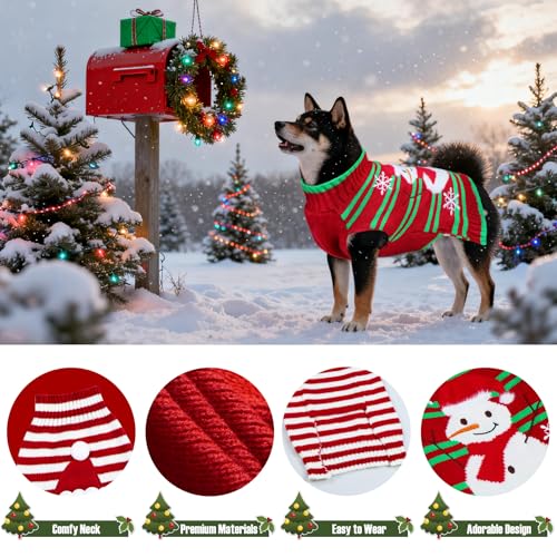 Knit Dog Christmas Sweater 2 Pack C17223