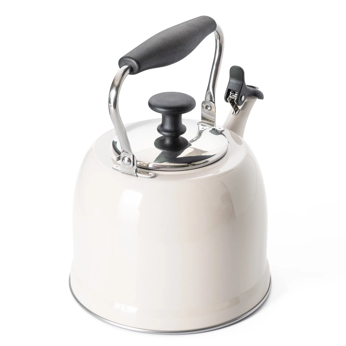Linen 2.2-Quart Stainless Steel Tea Kettle with Lid U5207