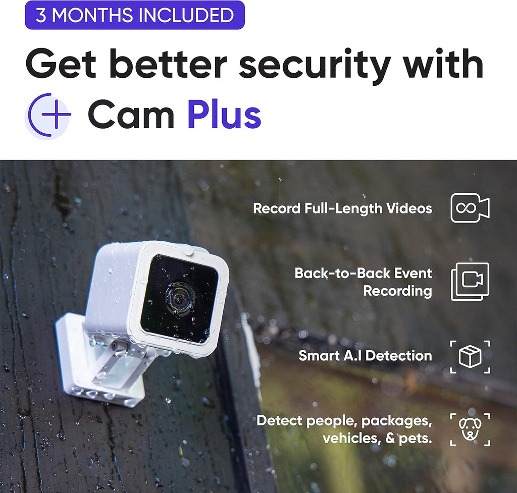 Wyze Cam v3 Wired 1080p HD Indoor/Outdoor Video Camera with Color Night Vision M4103