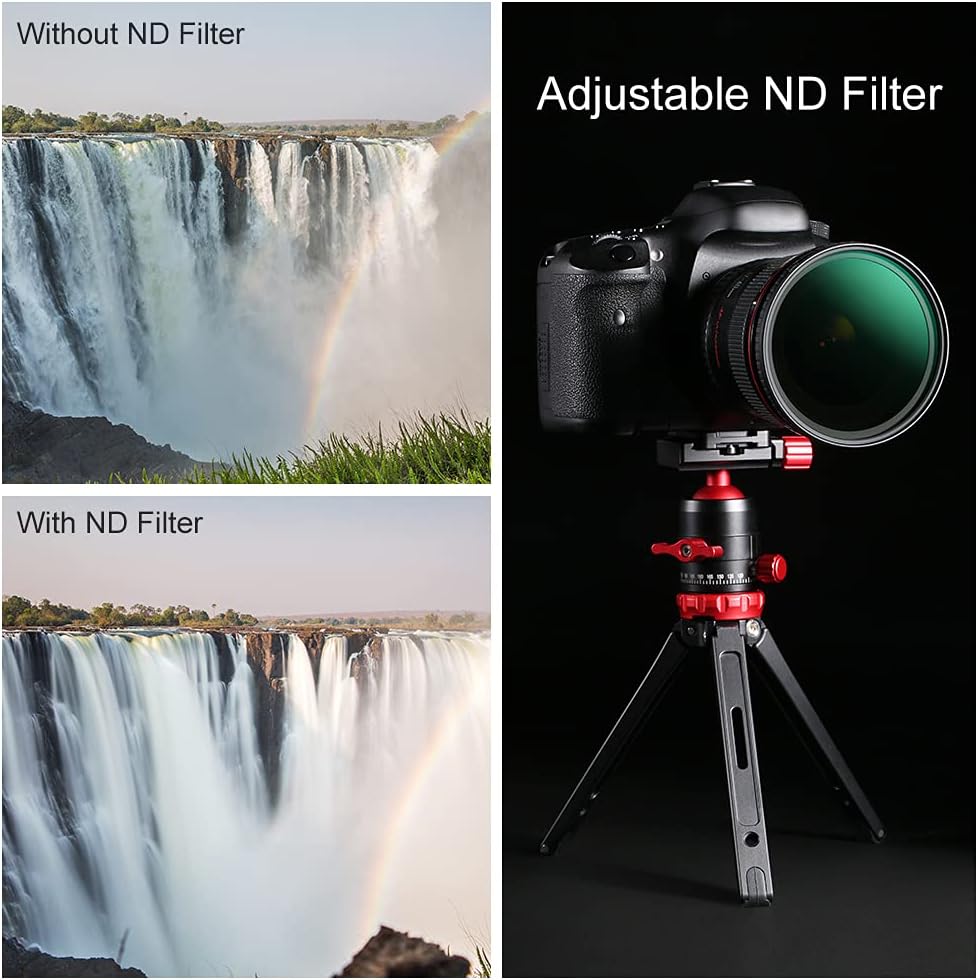40.5mm Variable ND Filter ND8-ND128 HD Hydrophobic VND Filter E697826
