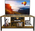 Brown TV Stand with Shelving E207
