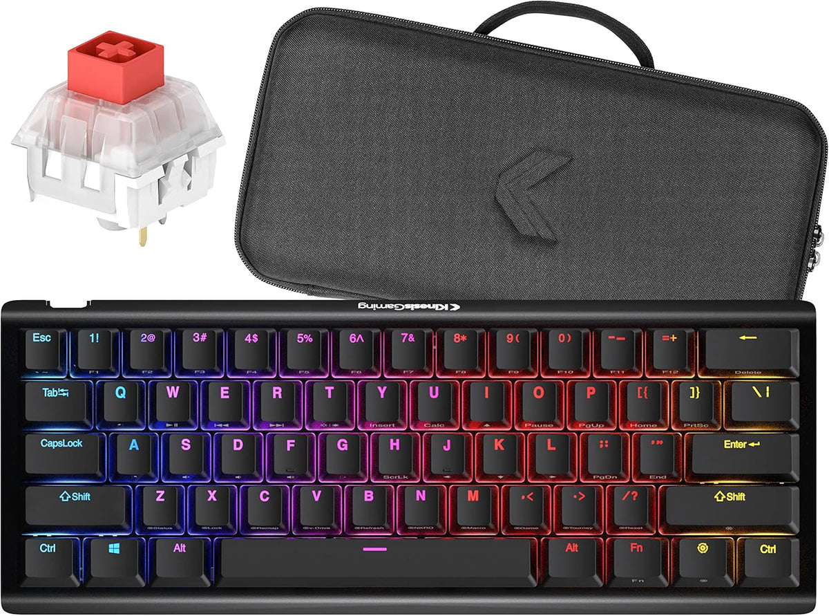 60% Layout Hotswap Mechanical Keyboard with Aluminum Body H6131