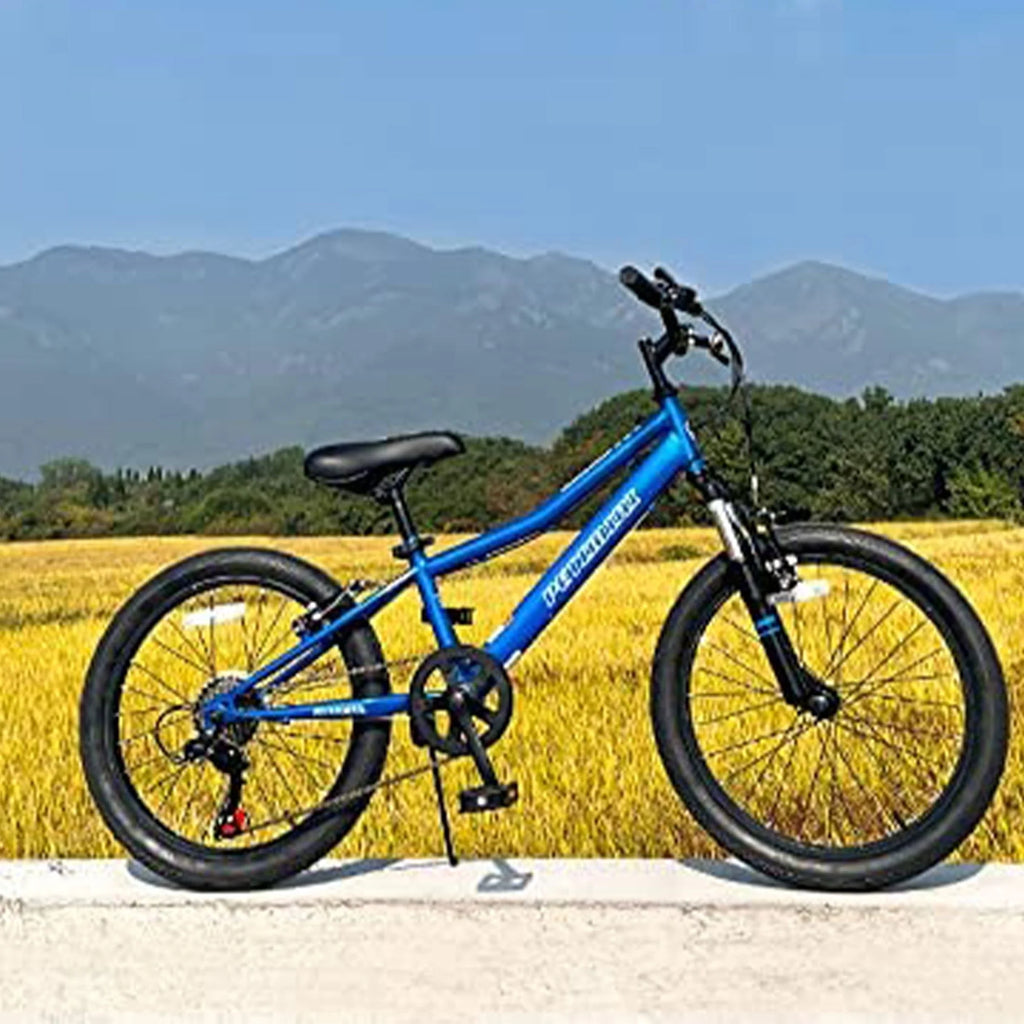20 Inch 6 Speed Kids Mountain Bike Blue G7212