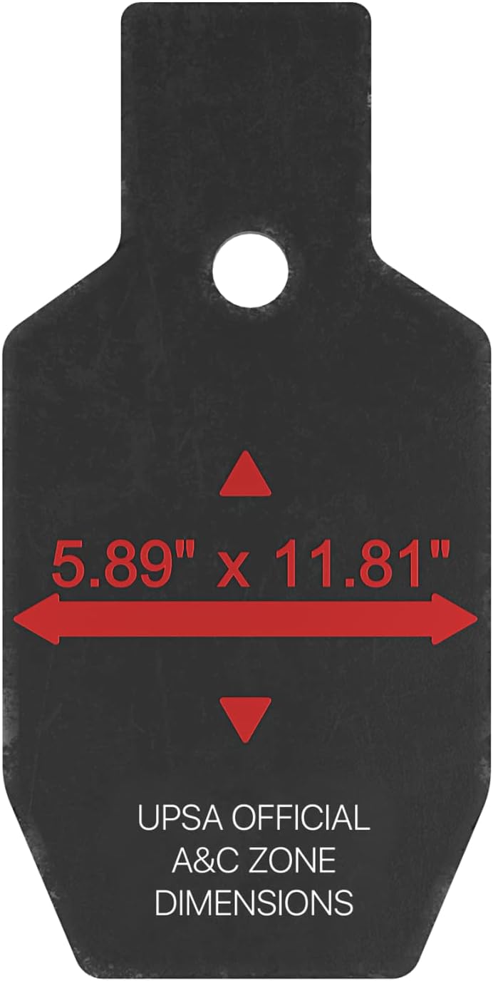 Shooting Target Stand with AR500 Steel Torso Plate and 20 Cardboard Targets V157218