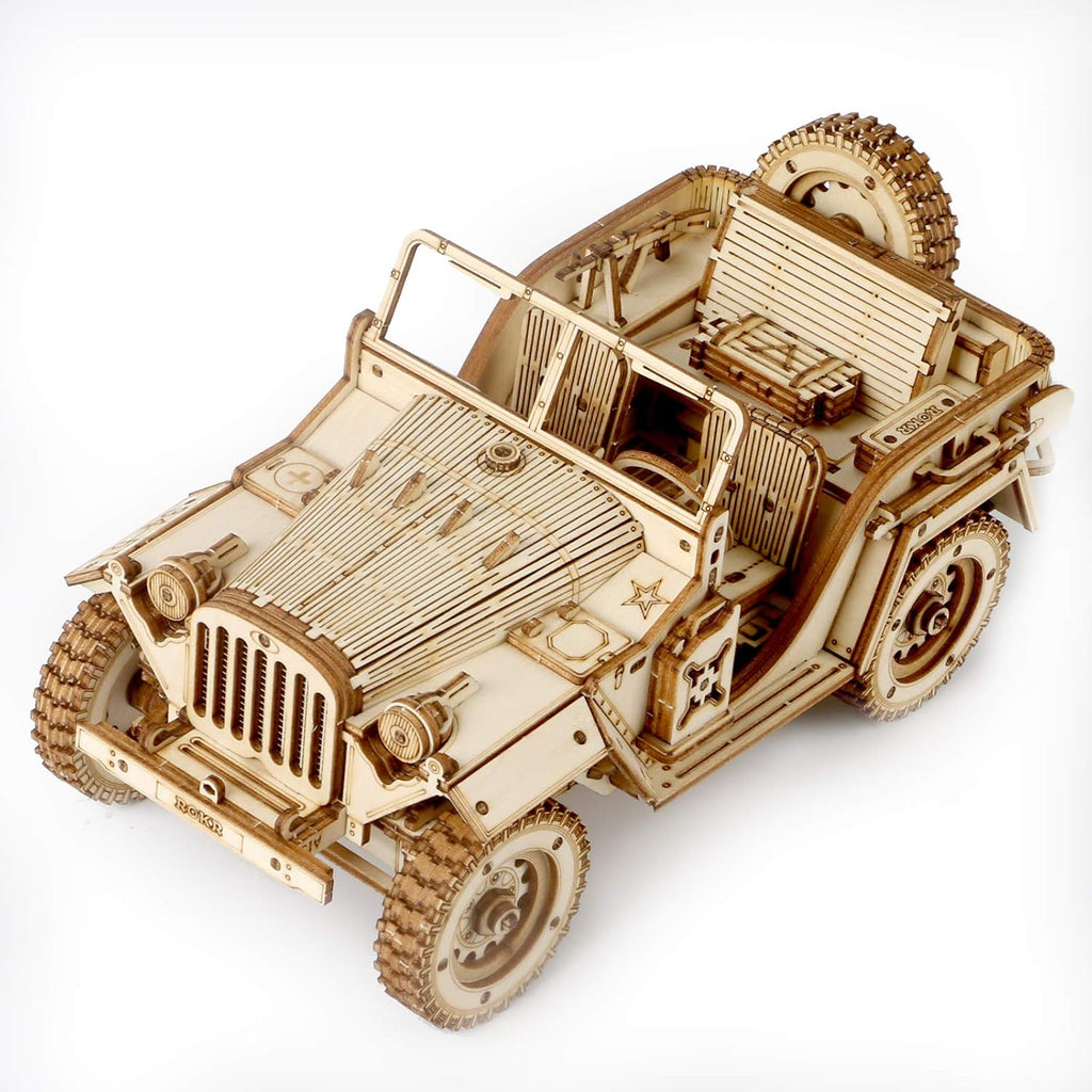 3D Wooden Puzzle Model Car Kit 1:16 Scale Pack of 2 V4959