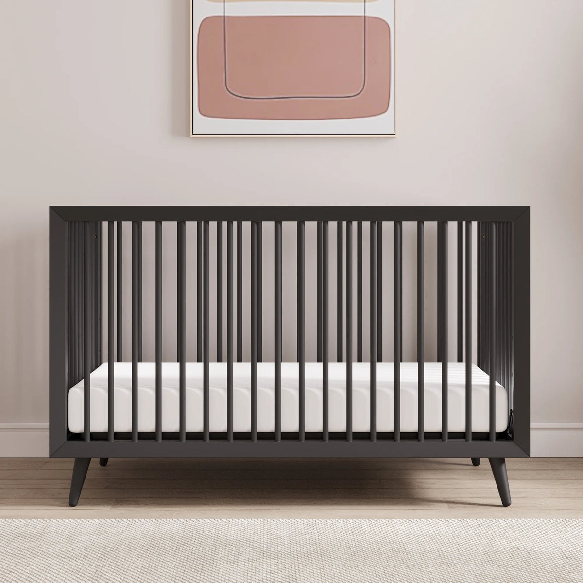 2-Piece Nursery Set with 4-in-1 Convertible Crib and 6-Drawer Double Dresser U5644