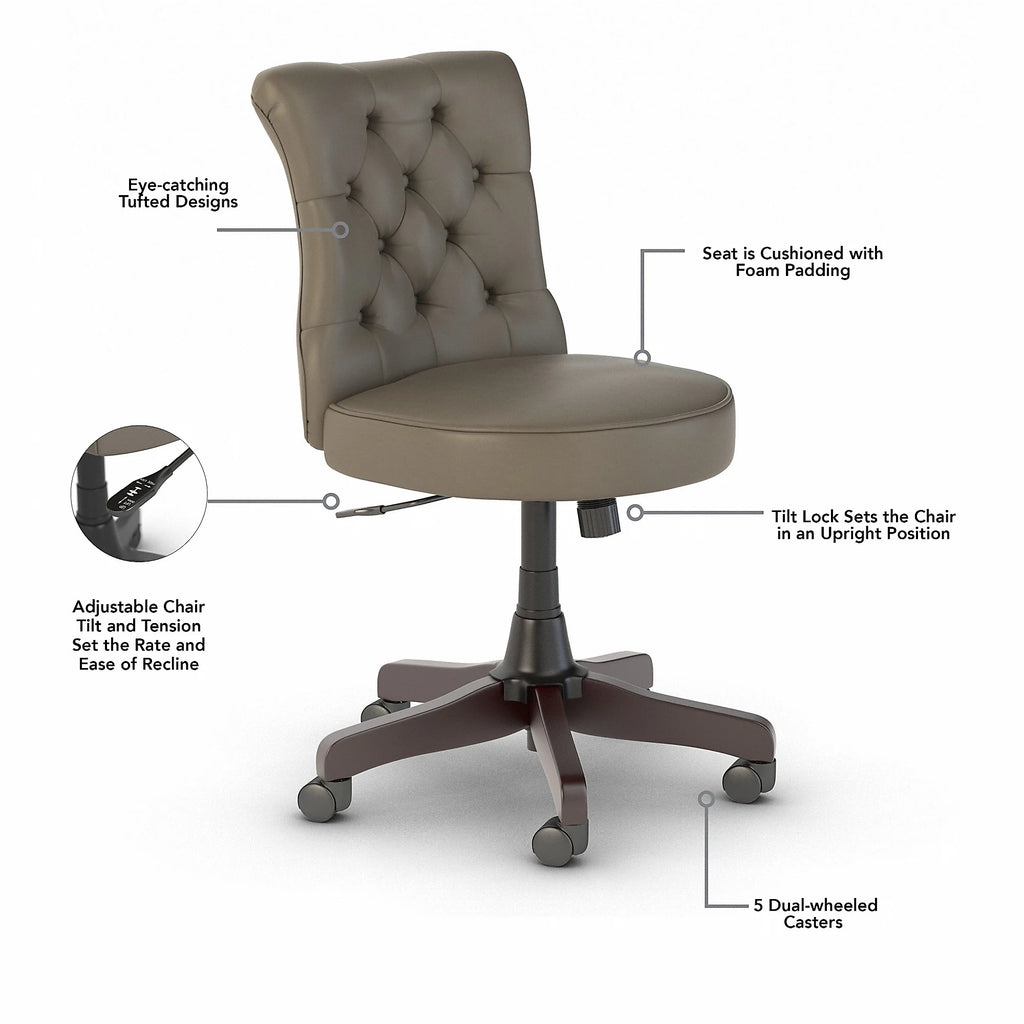 L Shaped Desk with Office Chair M45722