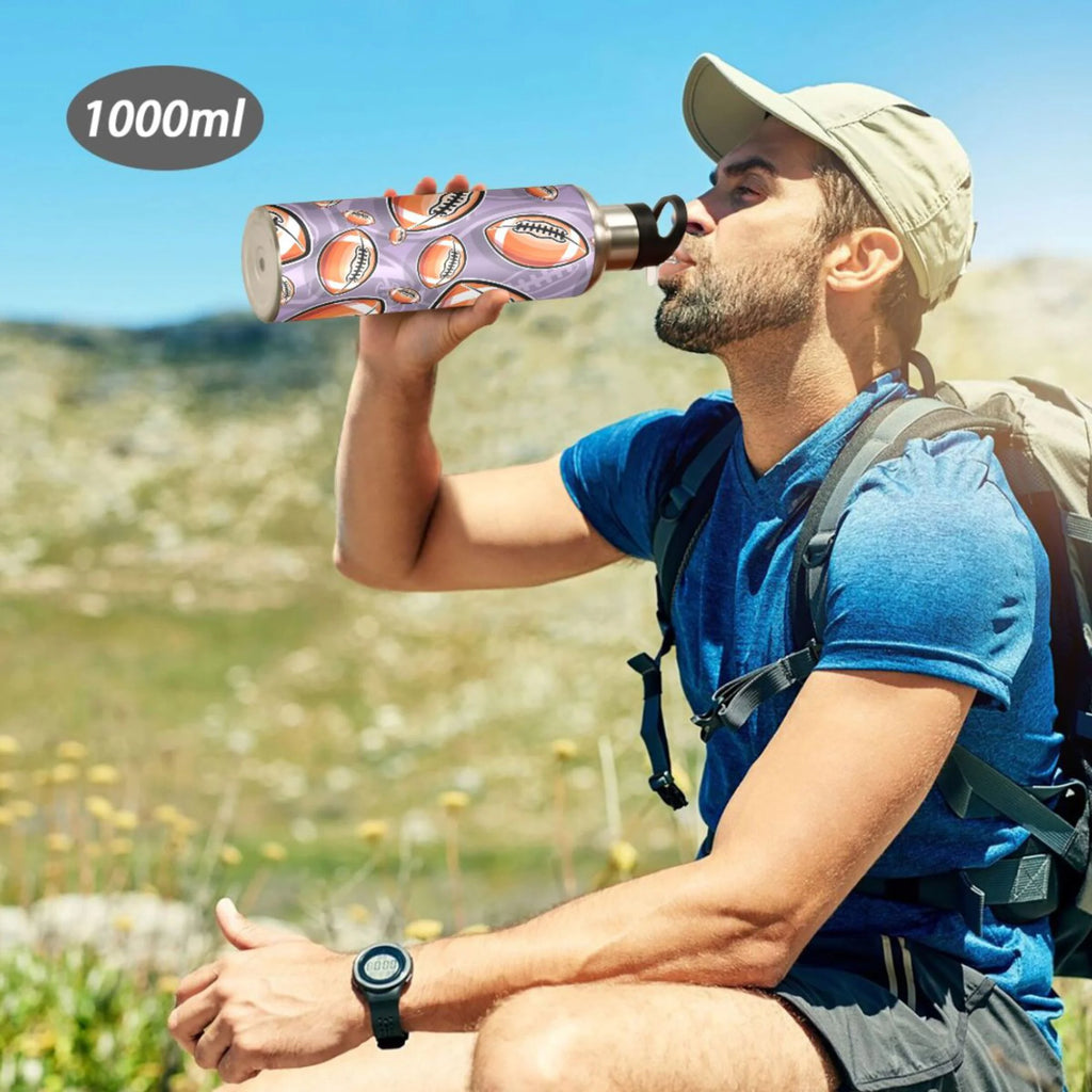 20 oz Insulated Stainless Steel Water Bottle with Straw Lid E8538