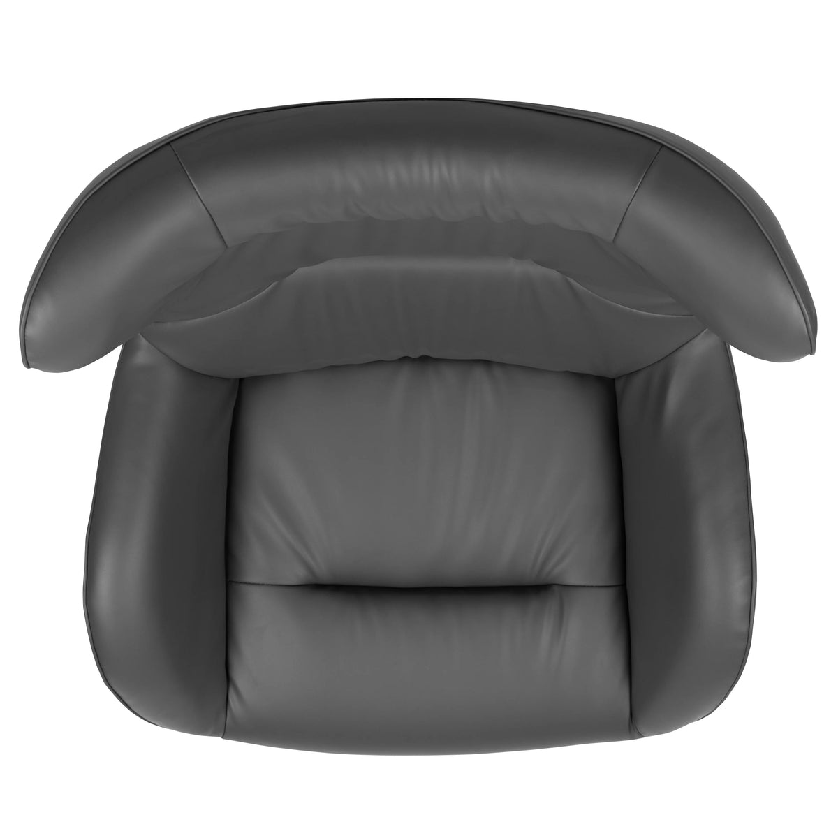 Gray LeatherSoft Swivel Wing Chair Y995312