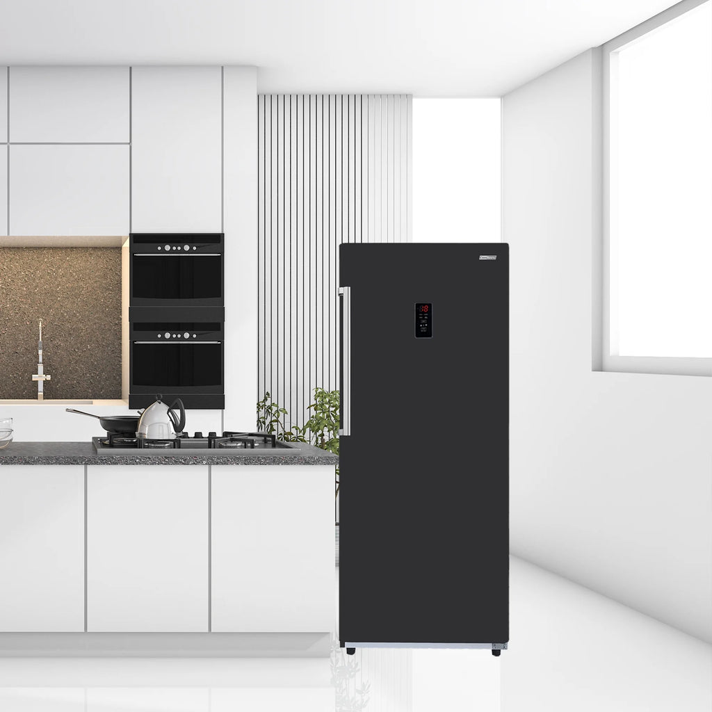 17 cu. ft Convertible Upright Freezer/Refrigerator in Black Y152843
