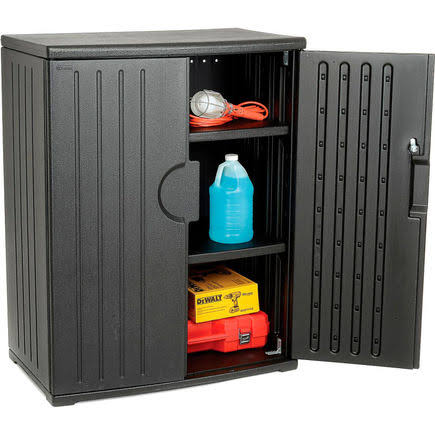 Black 46 in. Storage Cabinet O250