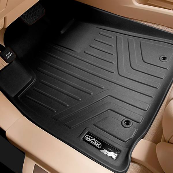 Black All-Weather Floor Mats with Extended Cargo Liner S746251