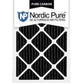 16x25x1 Carbon Pleated AC Furnace Air Filters 12 Pack B21159