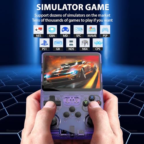 White 3.5-Inch IPS Screen Retro Handheld Gaming Console W236