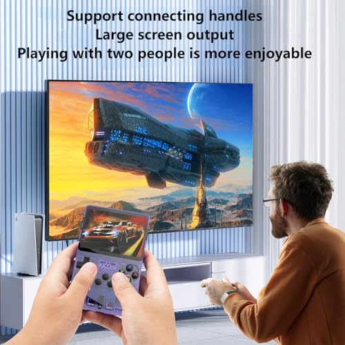 White 3.5-Inch IPS Screen Retro Handheld Gaming Console W236