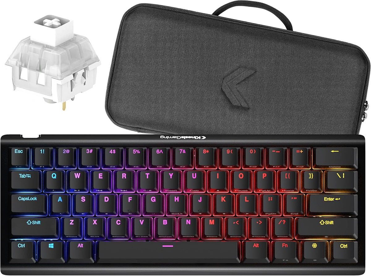60% Layout Hotswap Mechanical Keyboard with Aluminum Body H6131