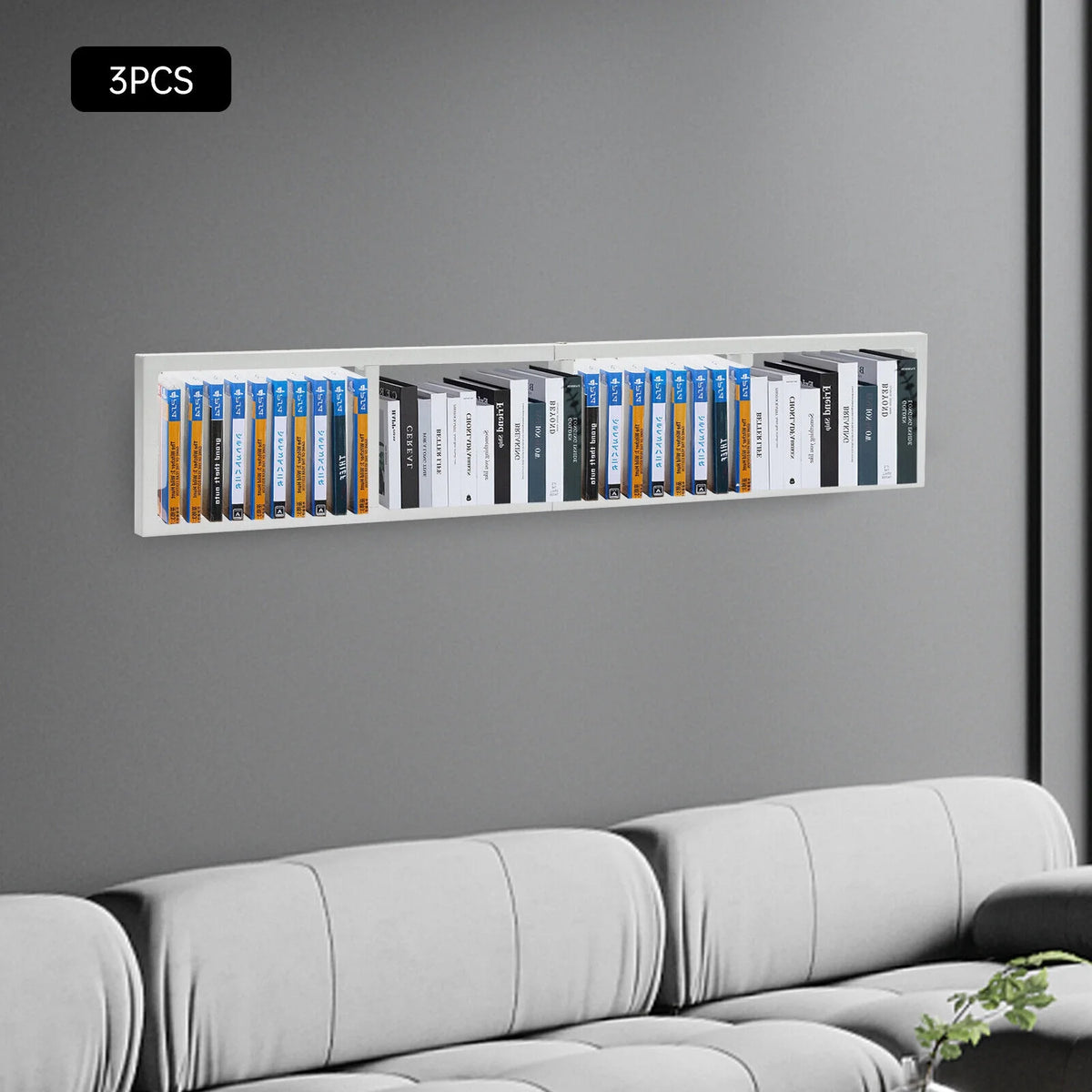 Metal Wall Mount CD DVD Media Storage Rack Y117745