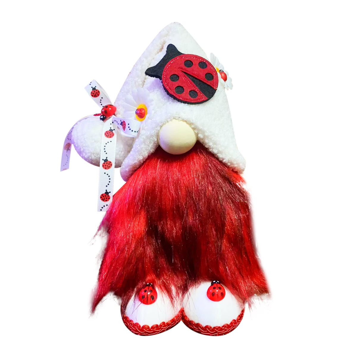 Multi-color Ladybugs Daisy Holiday Ornament Doll Decorations X20800