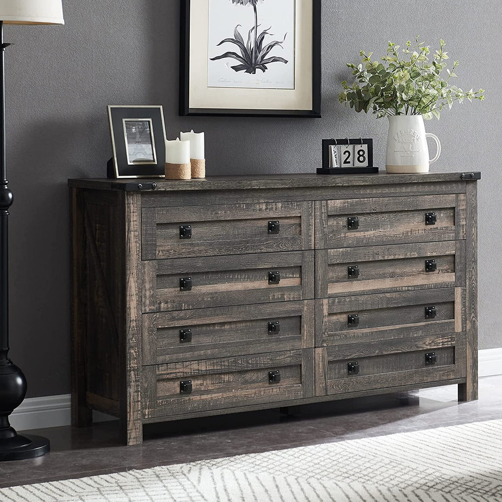 8 Drawer Wood Dresser O239386