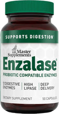 50 Capsules Gluten Free Digestive Enzymes H396133