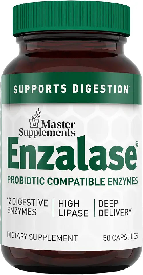 50 Capsules Gluten Free Digestive Enzymes H396133