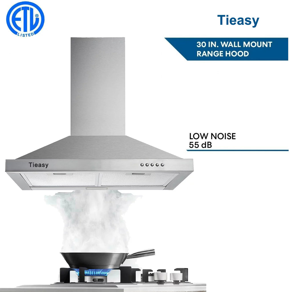 30 inch Stainless Steel Wall Mount Range Hood N925