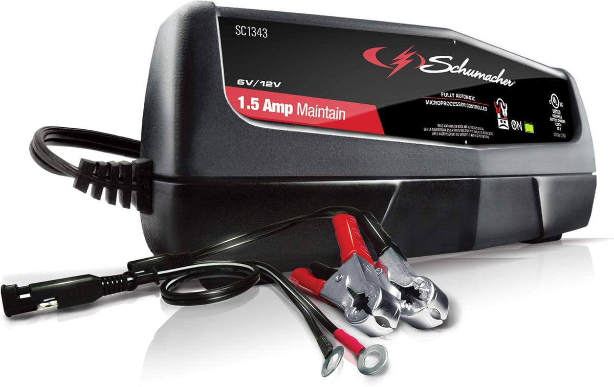 Fully Automatic 3 Amp 12V Battery Charger Maintainer and Auto Desulfator C2324