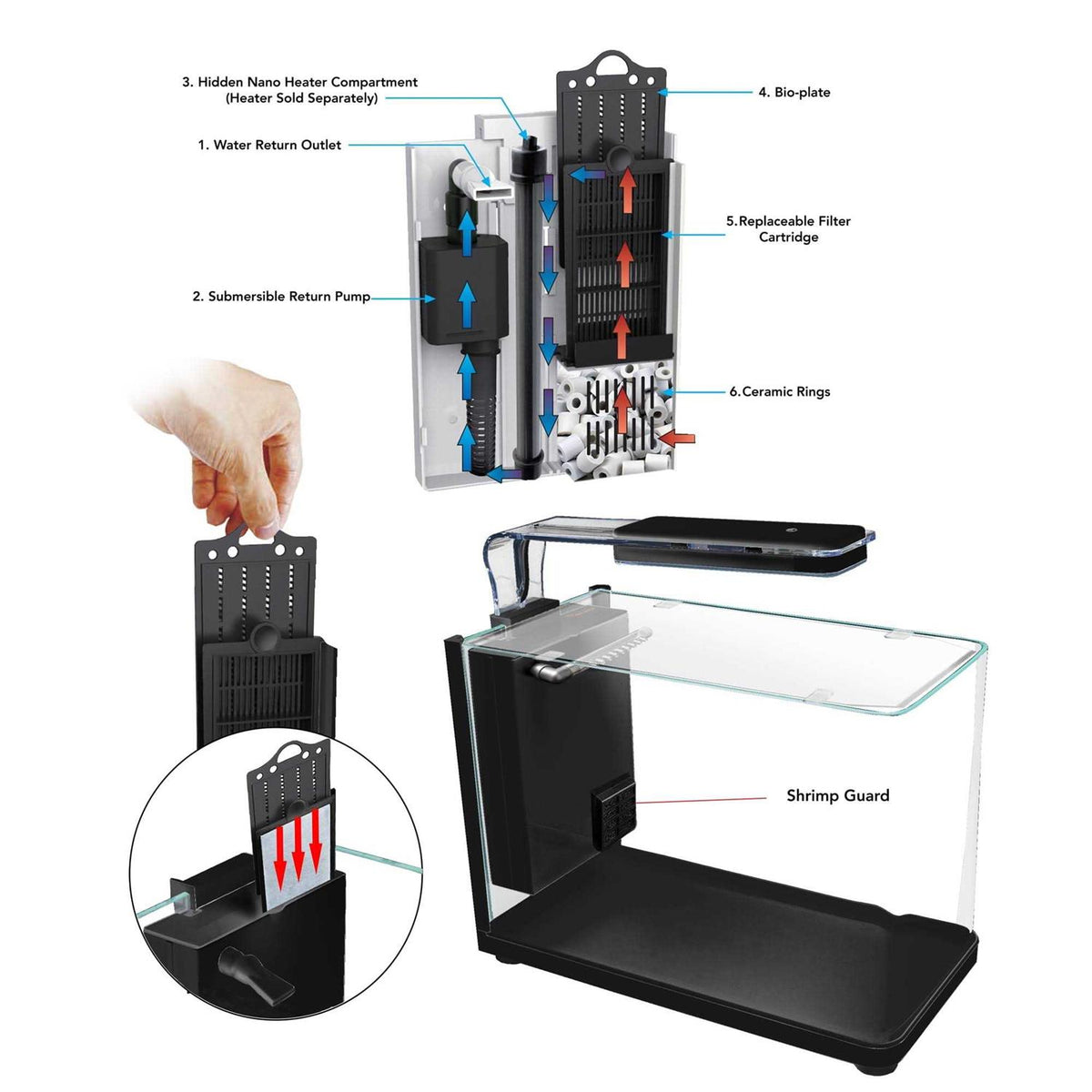 Nano Bullet Glass Aquarium S613390