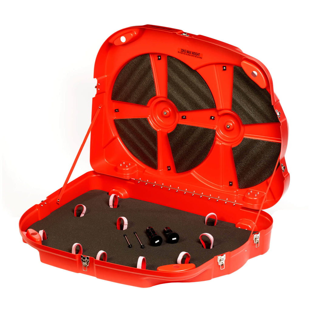 Red Hard Bike Travel Case N716