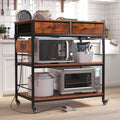 3 Tiers Rolling Storage Cart with Power Outlet P363030